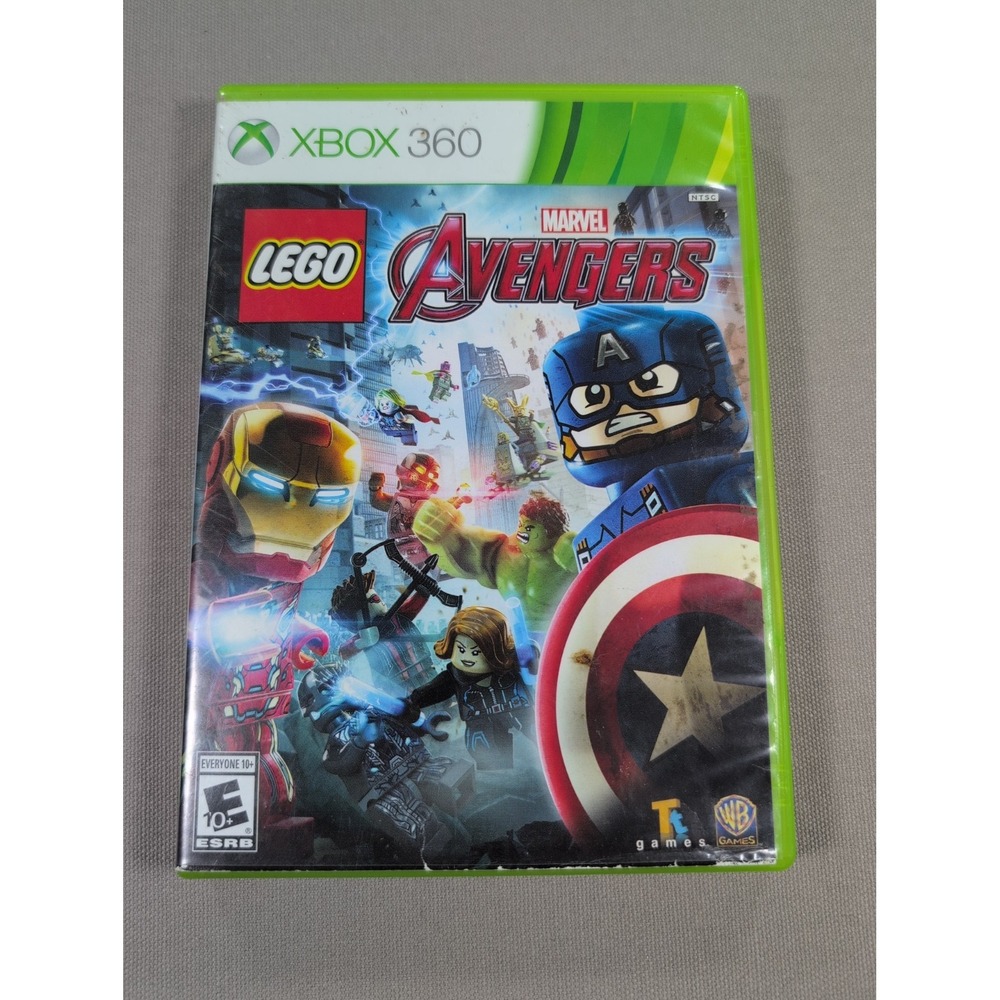 WB Games LEGO Marvel's Avengers Xbox 360 Video Game No Manual Tested